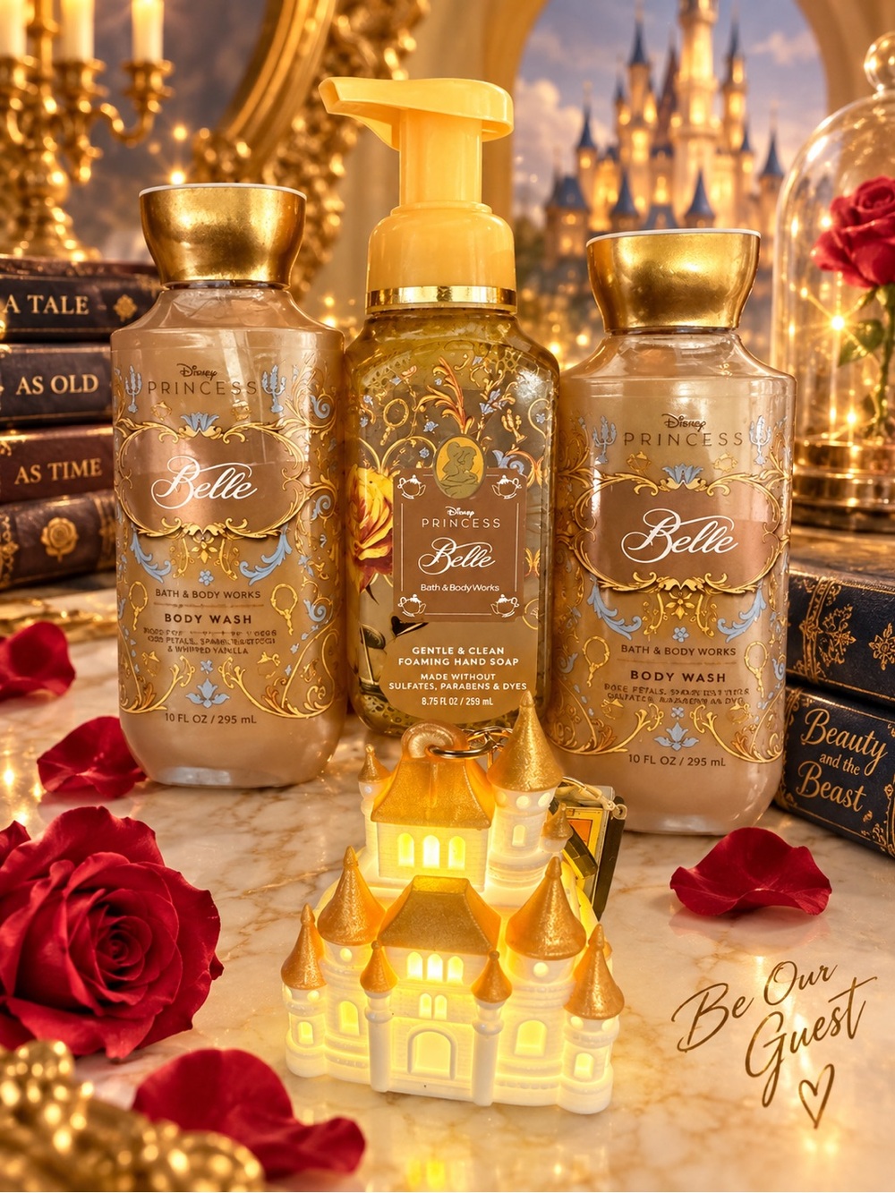 Bath & Body Works Belle Body Wash & Foaming Hand Soap - Gold